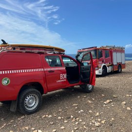 Vehículos de los bomberos 