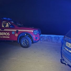 Vehículos de Emergencias trasladados hasta el lugar.