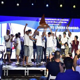 Entrega de trofeos del XXXIV Campeonato de Canarias de Barquillos s 