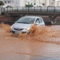 Inundaciones del pasado 12 de abril en Arrecife. Fotos: Juan Mateos.