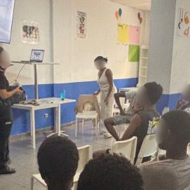 Charla de la Policía Nacional en Gran Canaria.