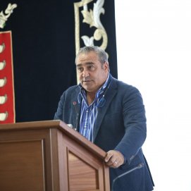 El portavoz del PP en el Cabildo de Lanzarote, Ángel Vázquez