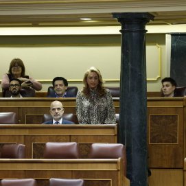 Cristina Valido durante su intervención en el Congreso de los Diputados