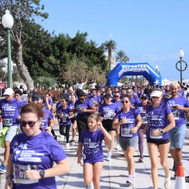 XIII Carrera Contra la Violencia de Género en Arrecife. Foto: La Voz