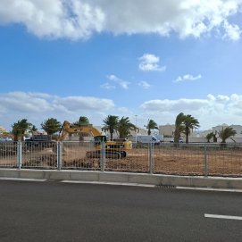 Zona en la que se ubicará el nuevo Hiperdino de Costa Teguise.