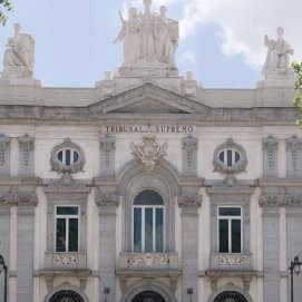Fachada del Tribunal Supremo.