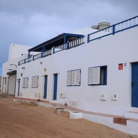 Una vivienda vacacional en Caleta de Sebo, La Graciosa. Foto: La Voz.