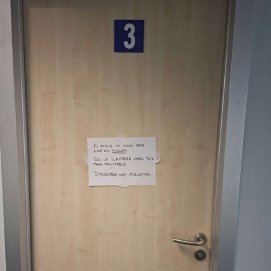El médico está de huelga