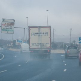 Lluvia en Lanzarote. Foto: Juan Mateos.