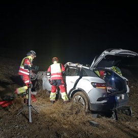 Accidente a la altura de Zonzamas