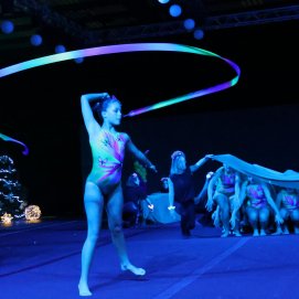Festival de Gimnasia de Navidad. Foto: La Voz
