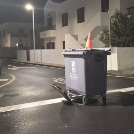 Contenedor en San Bartolomé 