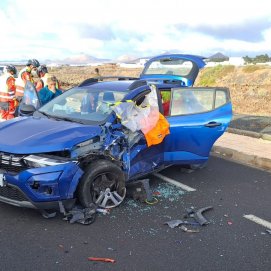 Accidente en Costa Teguise 