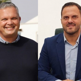 Alfredo Mendoza (PSOE) y Yonathan de León (PP) en un fotomontaje.