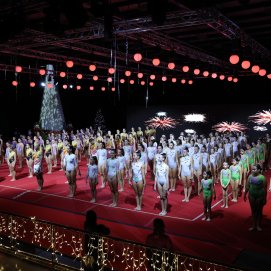 Festival de Gimnasia de Navidad. Foto: La Voz