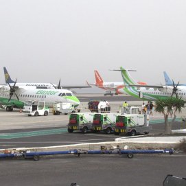 Aviones en el aeropuerto