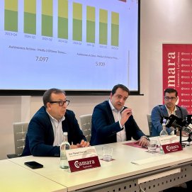 Presentación a los medios del Boletín de Coyuntura dinámico de la Cámara de Comercio de Lanzarote. 