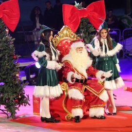 Pasacalle de Papá Noel en Costa Teguise.