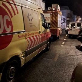 Rescate persona accidentada en su vivienda
