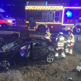 Accidente en la LZ-40 cerca de Puerto del Carmen 