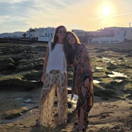 Sara Carbonero e Isabel Jiménez en Caleta de Sebo