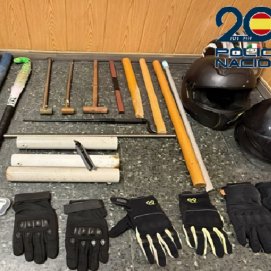 Operación de la Policía Nacional en partidos de fútbol