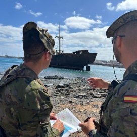 Patrulla del Grupo Táctico Canarias en Lanzarote 