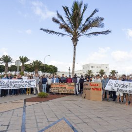 Protestas de pescadores en Lanzarote