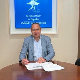 El consejero de Actividad Física y Deportes, Juan Monzón