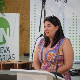 Arminda Barreto, presidenta de las canaristas en el municipio Tías