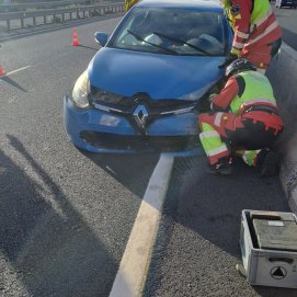 Accidente en la LZ-2