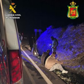 Los tres detenidos por la Guardia Civil
