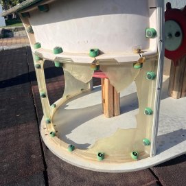 Mal estado del parque infantil de Costa Teguise