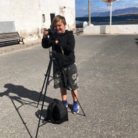 Noe Jon sacando fotos