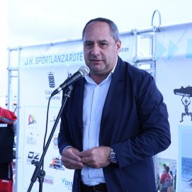 El consejero de Actividad Física y Deportes, Juan Monzón