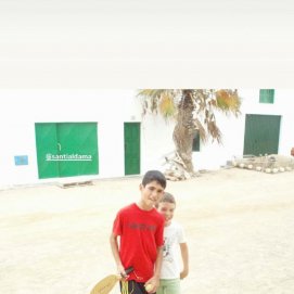 Santi Aldama y Pedro Luis Quevedo en La Graciosa