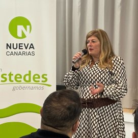 Belén Machín, secretaria general del Comité Local de Teguise