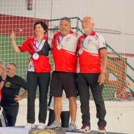 Sergio Hernández en el podio