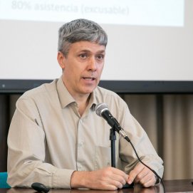 El ponente invitado Ricardo Guerrero Lemus.