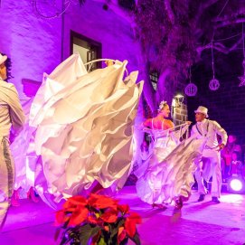 Evento durante el encendido navideño en la Villa de Teguise el pasado diciembre.
