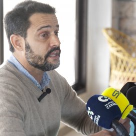 Alejandro Ramírez durante la rueda de prensa del pasado martes. Foto: Juan Mateos