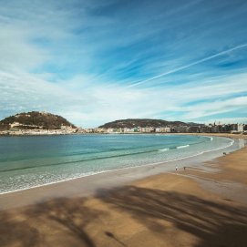 Playa de La Concha en San Sebastián. Tasa turística.