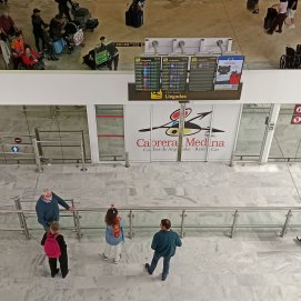El aeropuerto de Lanzarote. Foto: David Merino.