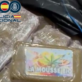 Hachís interceptado en el Puerto de los Mármoles.