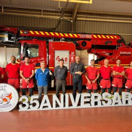 Presentación del 35 aniversario del Parque de Bomberos
