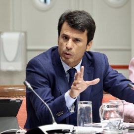 Marcos Bergaz (PSOE) en comisión parlamentaria