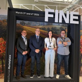 Miembros del ICAA y del Clúster en la feria de Valladolid sobre Enoturismo 2026