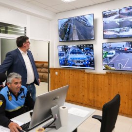 Zona de cámaras de la Policía Local para vigilar los vertidos y escombros