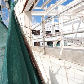 Obras en el gimnasio de San Bartolomé