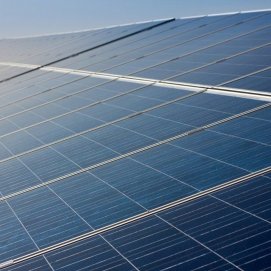 Paneles fotovoltaicos. Energía. 